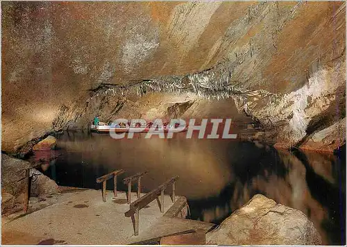 Cartes postales moderne Grotte de Han sur Lesse L embarquement De inscheping Der Einsteig