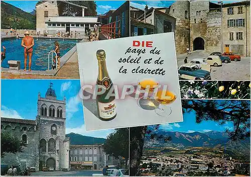 Cartes postales moderne Die pays du soleil et de la clairette Die Drome