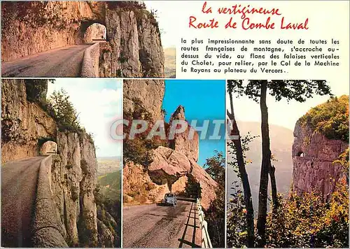 Cartes postales moderne la vertigineuse Route de Combe Laval Paysage du Royans Route de Combe Laval