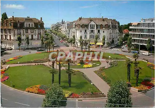 Moderne Karte La Baule Loire Atlantiqie La Place des Palmiers