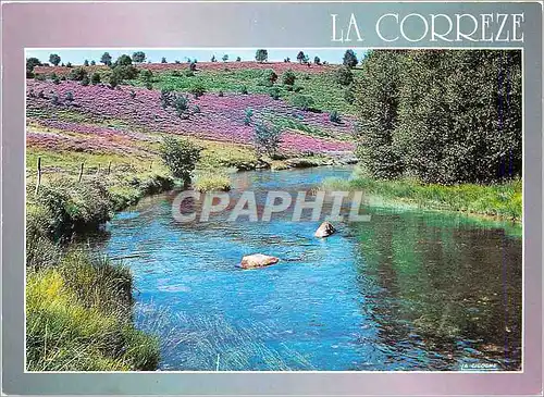 Cartes postales moderne Images de France La Correze pittoresque Vallee de la Vezere qui nee du plateau de Millevaches se