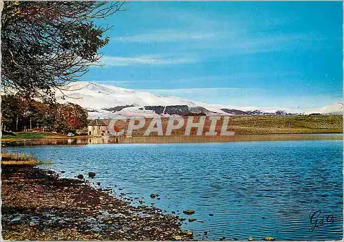 Moderne Karte L Auvergne Le Lac Chauvet Puy de Dome Ancien cratere volcanique epoque quaternaile forme circula