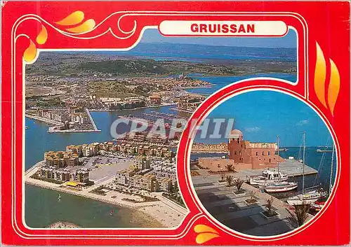 Cartes postales moderne En Parcourant La Cote Mediterraneene Gruissan Aude