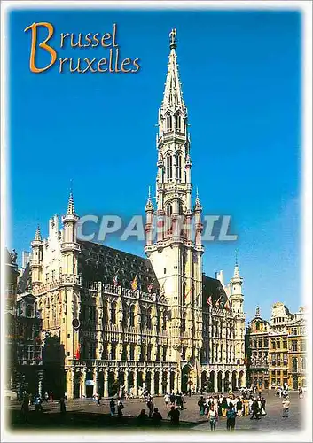 Moderne Karte Brussels Grand Place Hotel de Ville
