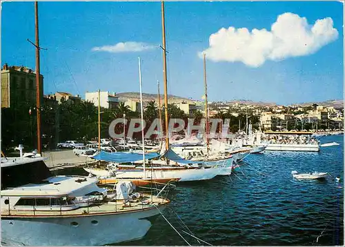 Moderne Karte La Cote d Azur Varoise Bandol Var Le Port de Plaisance Bateaux