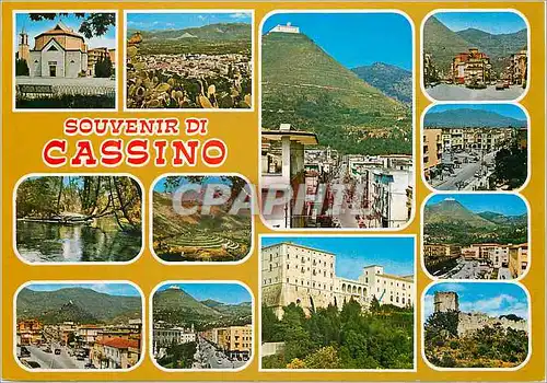 Moderne Karte Souvenir di Cassino