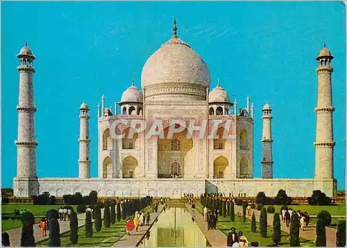 Cartes postales moderne Taj Mahal Agra Built in pure white marble by Emperor Shah Jahan as an immortal tribute to the me