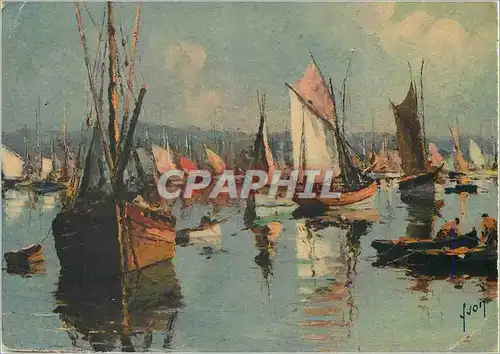 Cartes postales moderne Concarneau Finistere Le port Bateaux de peche
