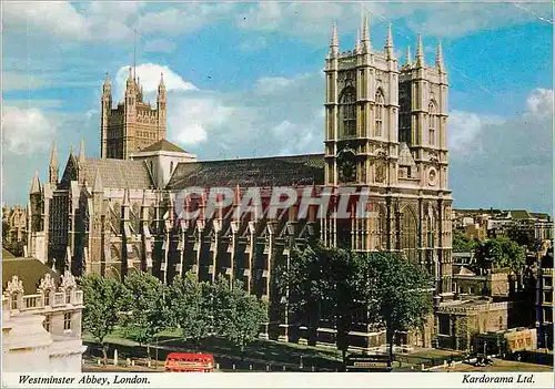 Moderne Karte Westminster Abbey London Contain the tombs of many soveriegns