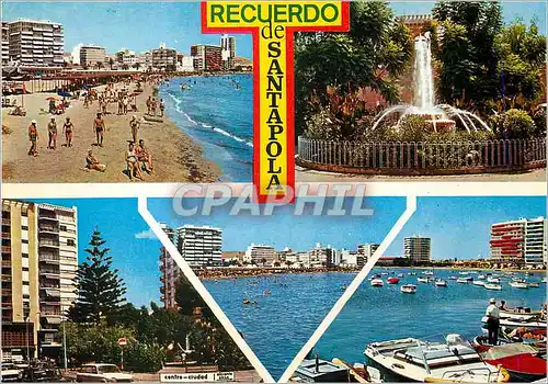 Cartes postales moderne Santa Pola Alicante Diversos aspectos