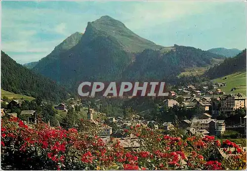 Moderne Karte Morzine Hte Savoie La Pointe de Nyons Vue generale