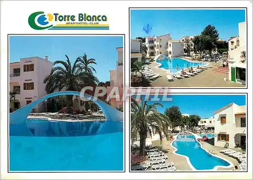 Moderne Karte Aparthotel Club Torre Blanca Avda Las Palmeras Sa Coma Mallorca