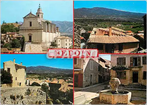 Cartes postales moderne La Vaucluse Touristique Bedoin Vaucluse Charment village au pied du Mont Ventoux