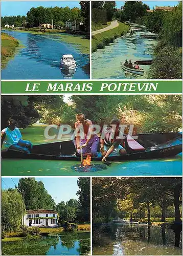 Moderne Karte Le Marais Poitevin