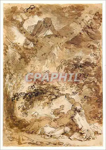 Cartes postales moderne Jean Honore Fragonard Le Villagois qui cherche son veau il pour les Contes et Nouvelles de la Fo