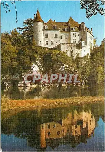 Cartes postales moderne Le Lot Terre des Merveilles Chateau de la Treyne surplombant la Dordogne
