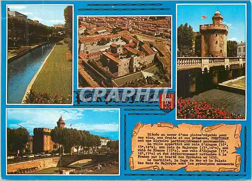 Cartes postales moderne Perpignan Souvenirs