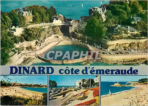 Moderne Karte Dinard Cote d emeraude L I et Va Plage du Prieure La plade se St Enogat