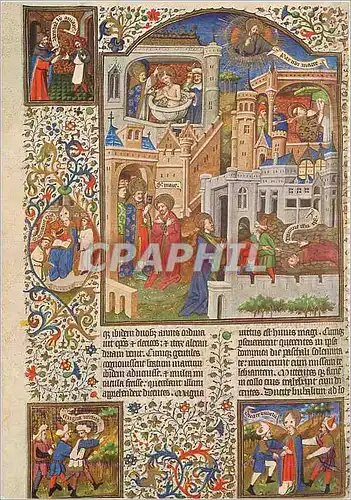 Cartes postales moderne Brevaire de Salisbury Episodes de la vie de Saint Marc