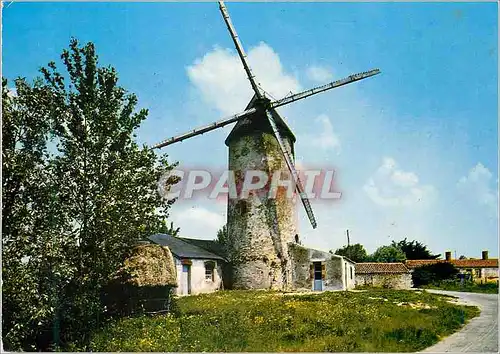 Cartes postales moderne Au Pays de Monts Moulin a vent