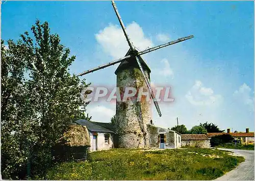 Moderne Karte Au Pays de Monts Moulin a vent