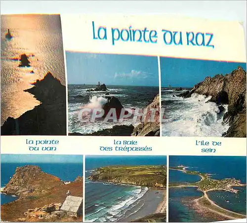 Cartes postales moderne La Pointe du Raz Couleurs de Bretagne