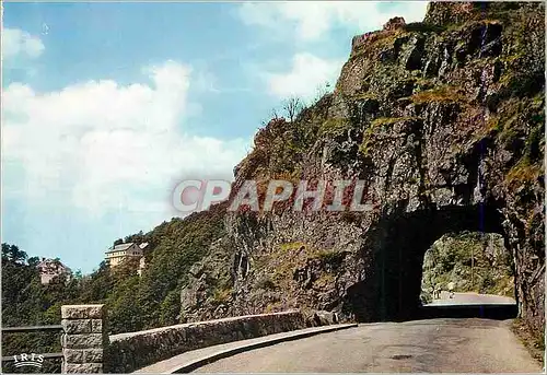 Moderne Karte Col de la Schlucht (Alt 1139 m) Le Tunnel Les Hautes Vosges