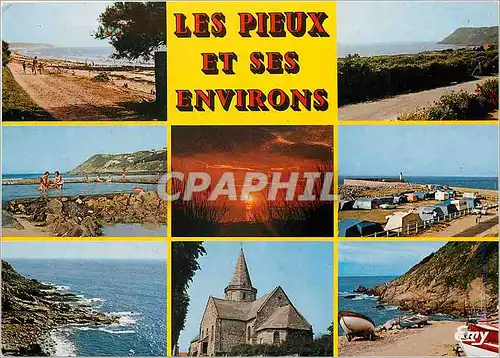 Cartes postales moderne Les Pieux et ses Environs (Manche)