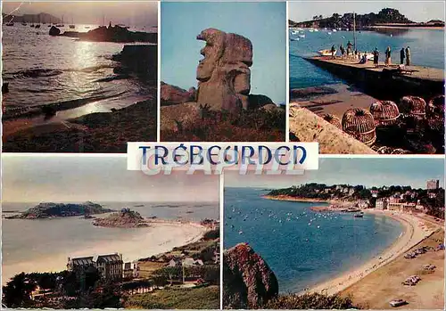 Cartes postales moderne Trebeurden (C du N) Les Plages et Le Port Bretagne en Couleurs