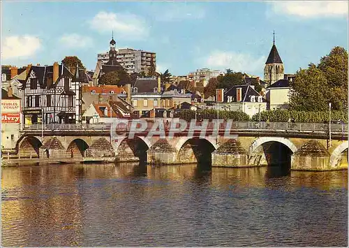 Cartes postales moderne Vierzon (Cher) Le Pont sur l'Yevre