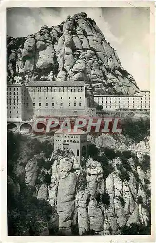 Cartes postales moderne Montserrat Vista Parcial del Santuario