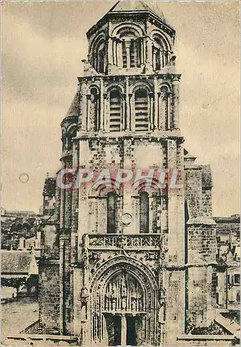 Moderne Karte Poitiers (Vienne) L'Eglise Sainte Radegonde Le Clocher du XIe Siecle
