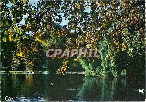 Cartes postales moderne Bois de Boulogne (Hauts de Seine) Le Lac Interieur