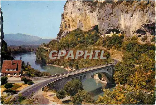 Cartes postales moderne Pont de la Balme sur le Rhone pres du Tunnel de la Dent du Chat