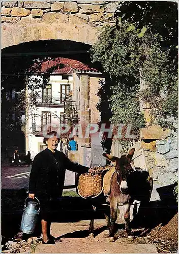Cartes postales moderne Laredo Entree ancienne de la Villa Ane Donkey Folklore