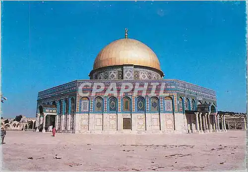 Moderne Karte Jerusalem Dome of the Rock