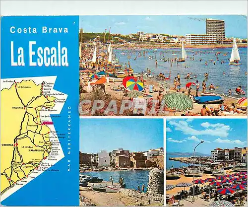 Cartes postales moderne Costa Brava La Escala