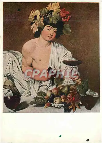 Cartes postales moderne Bacco Firenze Galleria degli Uffizi Il Caravaggio
