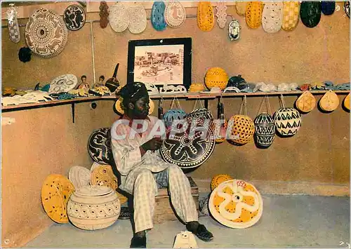 Cartes postales moderne Nigeria Calabash Carver From Oyo