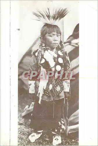 Cartes postales moderne Paris Exposition Galerie Urubamba  Nez Perce Plains USA L'Enfant Indigene des Ameriques