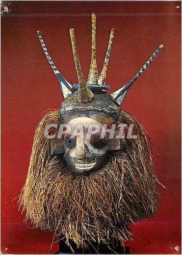 Cartes postales moderne Paris Musee des Arts Africains et Oceaniens Masque de Circoncis Yaca (Etat du Congo)