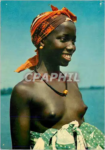 Cartes postales moderne Afrique en Couleurs Gracieux Sourire