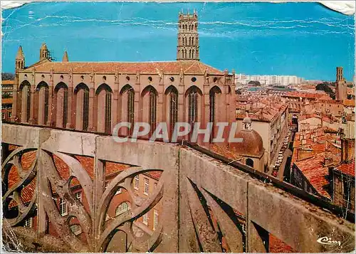 Cartes postales moderne Toulouse (Hte Gar) L'Eglise des Jacobins (XIIIe XIVe S) Vue du Balcon de l'Hotel de Bernuy