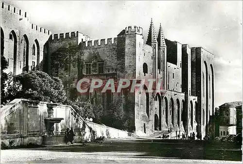 Cartes postales moderne Avignon (Vaucluse) Le Palais des Papes Facade Clement VI