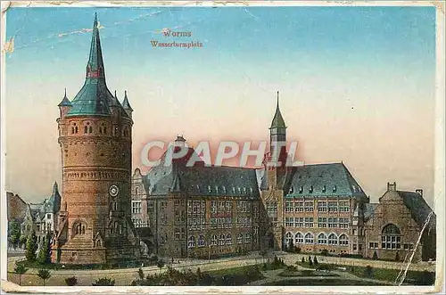 Cartes postales moderne Worms Wasserturmplatz