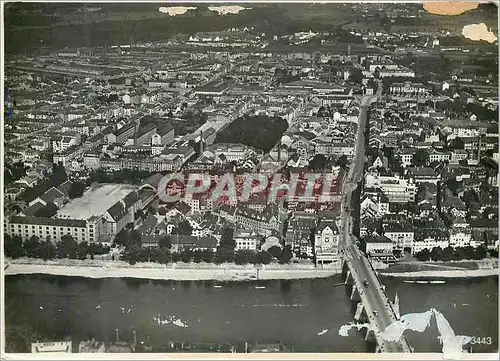 Cartes postales moderne Klein Basel Mit Kaserne u Mittlere Rheingrucke