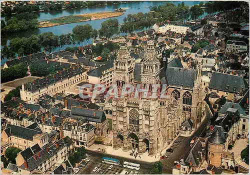 Cartes postales moderne Tours (Indre et Loire) Merveilles du Val de Loire La Cathedrale Saint Gatien (XIIIe XVIe Siecles