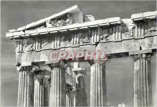 Cartes postales moderne Athenes Le Parthenon Partie du Fronton Est