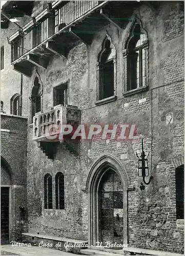 Cartes postales moderne Verona Maison de Giulletta Le Balcon