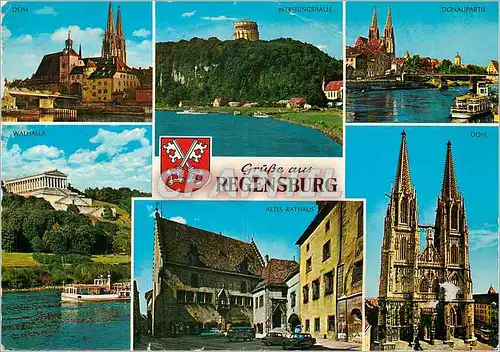 Cartes postales moderne Grusse aus Regensburg Altes Rathaus